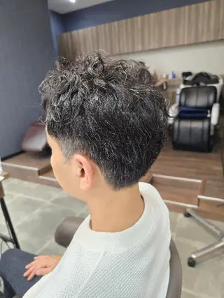 ショート パーマ メンズ 石川(park) ジェウンのヘアスタイル