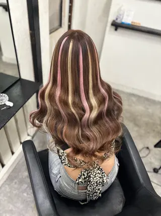 ロング Miku シールエクステのヘアスタイル