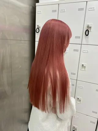 ロング カラー 💖似合わせカラー レイヤー💖縮毛矯正のヘアスタイル