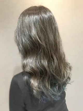 セミロング カラー イメチェン☆丁寧接客 田中 優貴のヘアスタイル