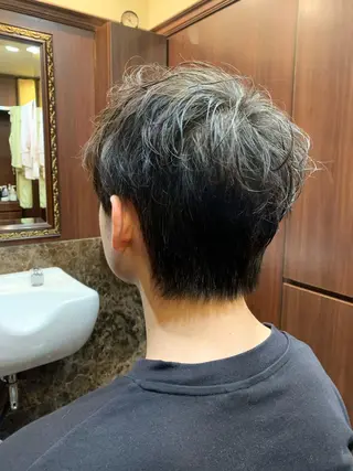 ショート メンズ 羽木 隆徒のヘアスタイル