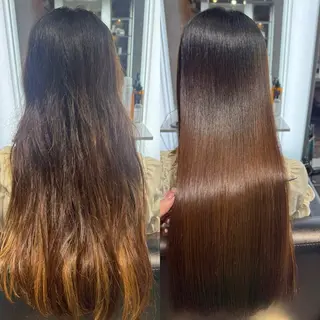 ロング 酸性ストレート 髪質改善大槻勇樹のヘアスタイル