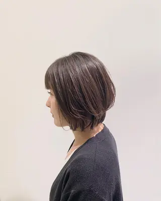 ショート ショート、ボブ/ 川鍋薫のヘアスタイル