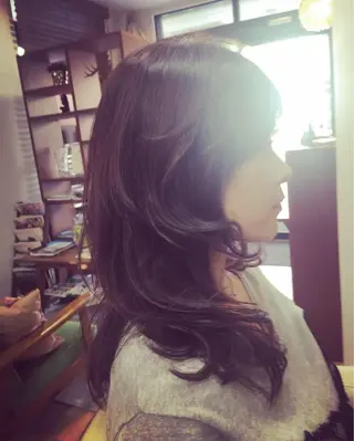 セミロング 菊池 邦之のヘアスタイル
