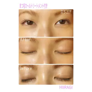 マツエク・マツパ 美容室 HIIRAGIのマツエク・マツパデザイン