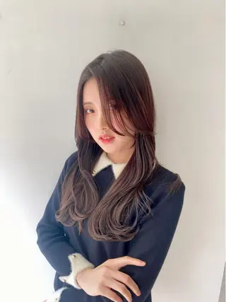 ロング 隅野 恭生のヘアスタイル