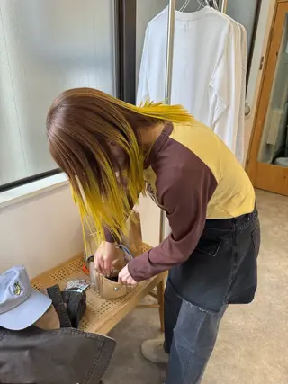 ミディアム カラー Seeknext // Rukaのヘアスタイル