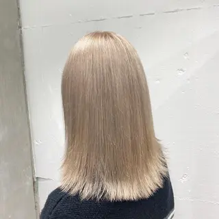 ミディアム カラー 渋谷🎨ブリーチ特化 ×エクステ🎨レンのヘアスタイル