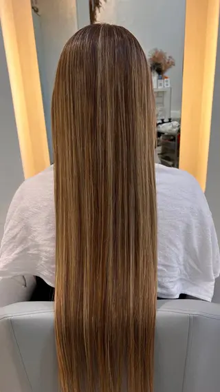 ミディアム カラー パーマ ヘアアレンジ メンズ 堀井 凌平のヘアスタイル