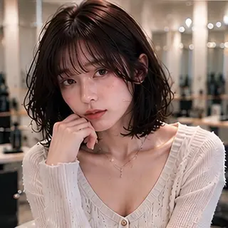 カラー 池袋/前髪/顔周り 🎀髪質改善おばかんのヘアスタイル