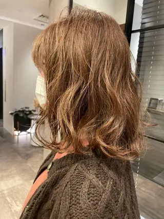 ミディアム カラー 韓国ヘア 店長NEGIのヘアスタイル