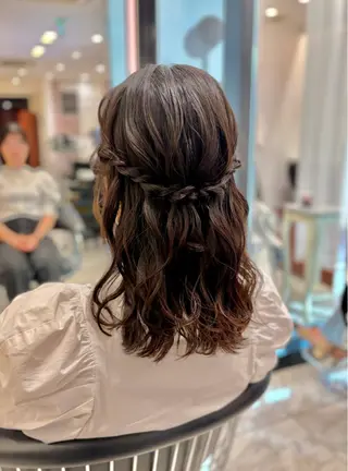 ヘアアレンジ 🌸銀座No.1パー マ🌸いでいあやのヘアスタイル