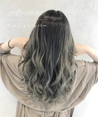 セミロング カラー 代表/七瀬/ギャル/ シールエクステ/渋谷のヘアスタイル