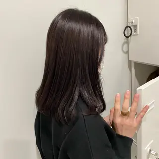 セミロング カラー ヘアアレンジ mai🍑暖色カラー /レイヤー💖のヘアスタイル