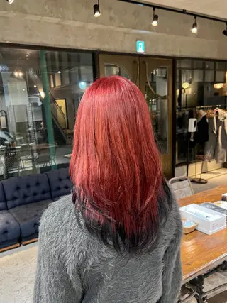 ロング カラー ヘアアレンジ レイヤー/艶髪矯正 🪐takushiのヘアスタイル
