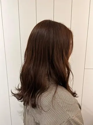 ロング カラー デジタルパーマ募集‪ 平木亜美‪のヘアスタイル