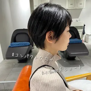 ショート ✨圧倒的満足度◎ 小顔美人ショート✨佃のヘアスタイル