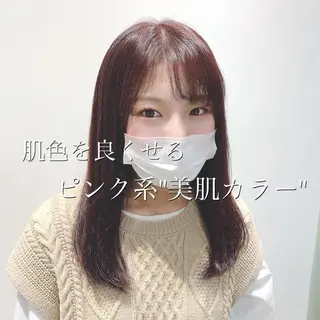 セミロング カラー 【悩み解決!美髪へ】 店長 平間 響のヘアスタイル
