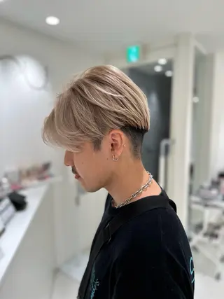 カラー メンズ 高島 悠吾のヘアスタイル