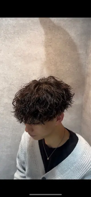 ショート カラー パーマ メンズ キッズ 🔥パーマ特化🔥 優馬のヘアスタイル