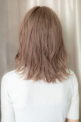 ミディアム カラー パーマ クセ毛解決💠艶髪 縮毛矯正💠棚村竜太のヘアスタイル