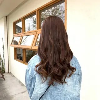 ロング カラー 山本 知佳のヘアスタイル
