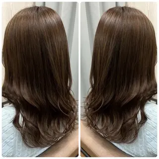 ロング カラー 石川 晴那のヘアスタイル
