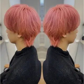 ショート カラー メンズ 塚本/豊橋メンズ特化 パーマ、ヘッドスパのヘアスタイル