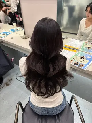 セミロング RYOTA レイヤー 中明度カラー/縮毛のヘアスタイル