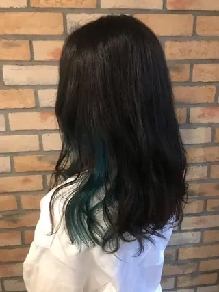 ロング カラー ヘアアレンジ 烏山 達也のヘアスタイル