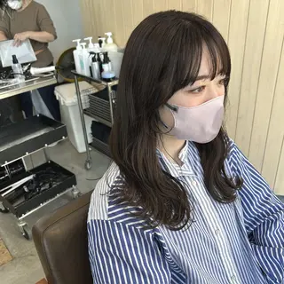 セミロング 綿貫 美雪のヘアスタイル