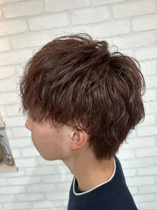 パーマ メンズ 💎メンズカット /フェザー/細野💎のヘアスタイル