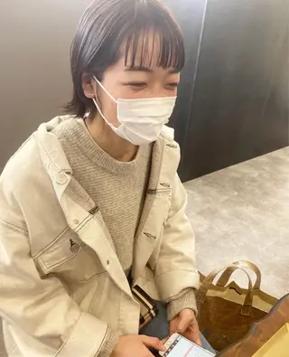 ショート パーマ/透明感カラー 元町🌱takutoのヘアスタイル