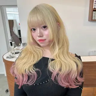 カラー エクステモデル募集 💗大阪梅田/川上のヘアスタイル