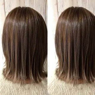 ミディアム カラー ヘアサロンオスカー 岸和田蛸地蔵店のヘアスタイル
