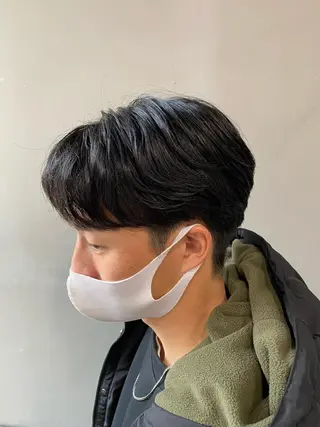 ショート カラー メンズ 寳泉 章弘のヘアスタイル