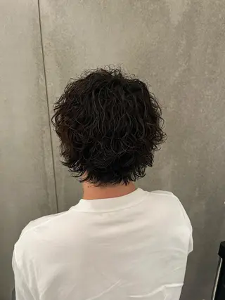 ミディアム パーマ メンズ 瀧野 翔吾【メンズ特化】のヘアスタイル