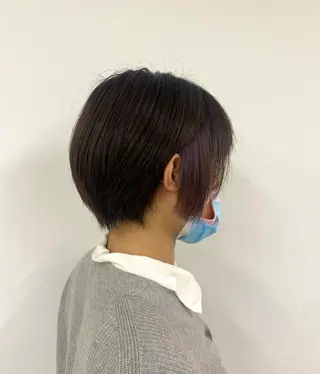 ショート カラー Aujuaソムリエ 🎨‎♡HARUのヘアスタイル