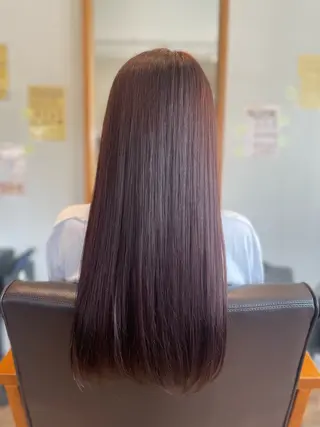 ロング カラー 後藤 千里のヘアスタイル