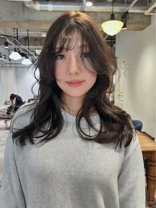 セミロング カラー DUMBO 千歳船橋のヘアスタイル