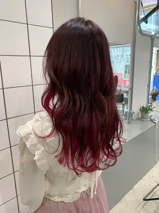 ロング カラー メンズ専門サロン wokeのヘアスタイル