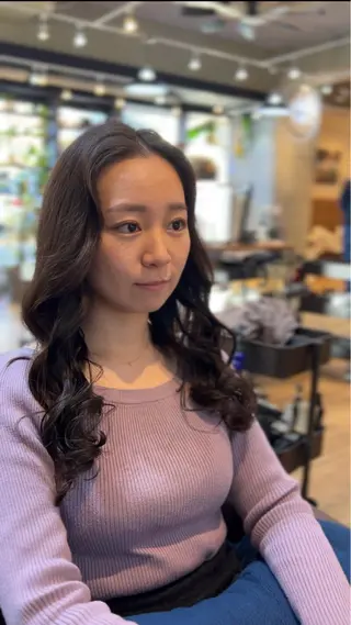 ロング パーマ 高橋 竜也のヘアスタイル