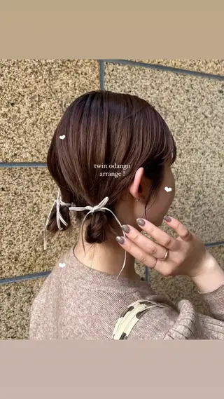 カラー ヘアアレンジ sawada tamakiのヘアスタイル