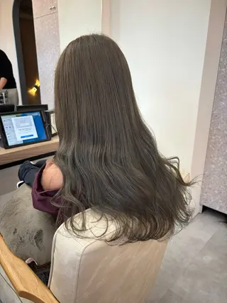 ロング 髪質改善カラー/美髪 矯正/茅場　悠介のヘアスタイル