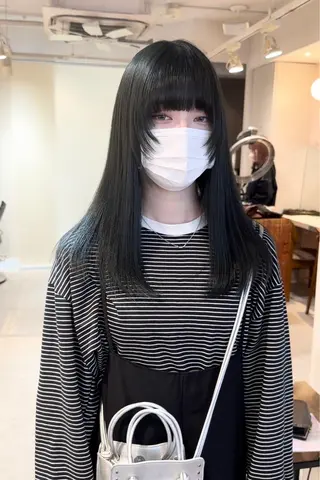 ミディアム カラー パーマ ヘアアレンジ メンズ キッズ ネイル マツエク・マツパ アイブロウ 🦕ウルフカット 🦕ａｋｉｈｏのヘアスタイル