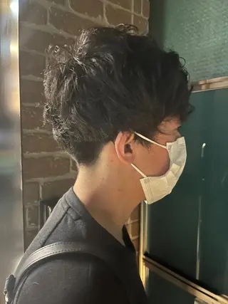 ショート カラー パーマ ヘアアレンジ メンズ キッズ ネイル マツエク・マツパ アイブロウ 久木原 ゆりのヘアスタイル