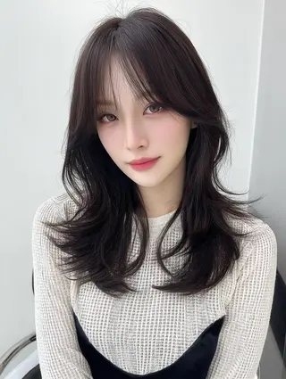 ロング カラー 髪質改善・縮毛矯正 💎ASUKAのヘアスタイル