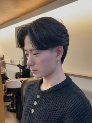 メンズ 広島韓国ヘア シュンのヘアスタイル