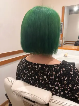 ミディアム カラー アザマ　ヤスカツ _rosso 川口のヘアスタイル