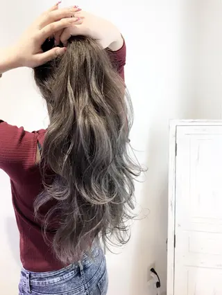 ロング カラー 土井 浩輔のヘアスタイル
